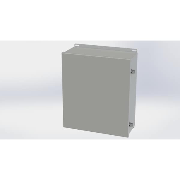 Screw Clamps Electrical Enclosures, 16.13 in H, 6 in D, 14 in W, NEMA 3R, 4, 12, 13, Carbon Steel